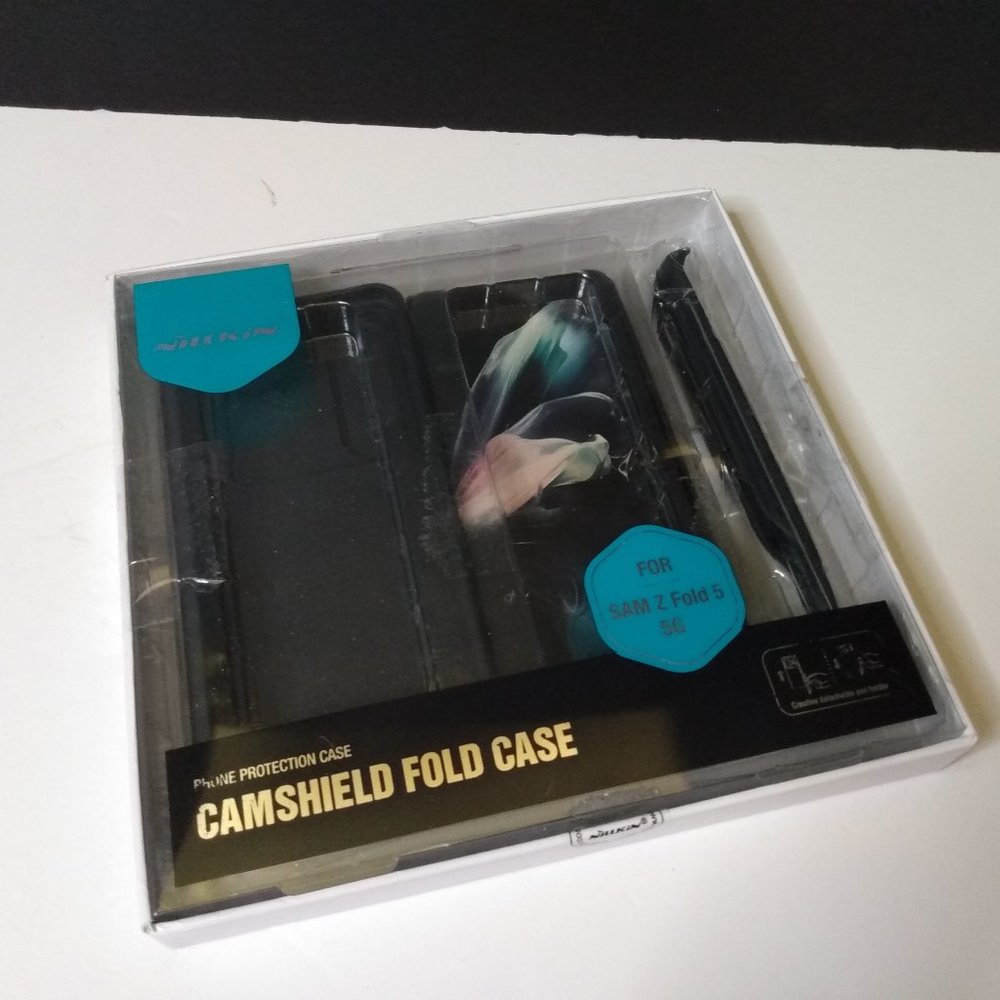 Nillkin for Samsung Galaxy Z Fold 5 Case With Detachable Pen Case & Camshield